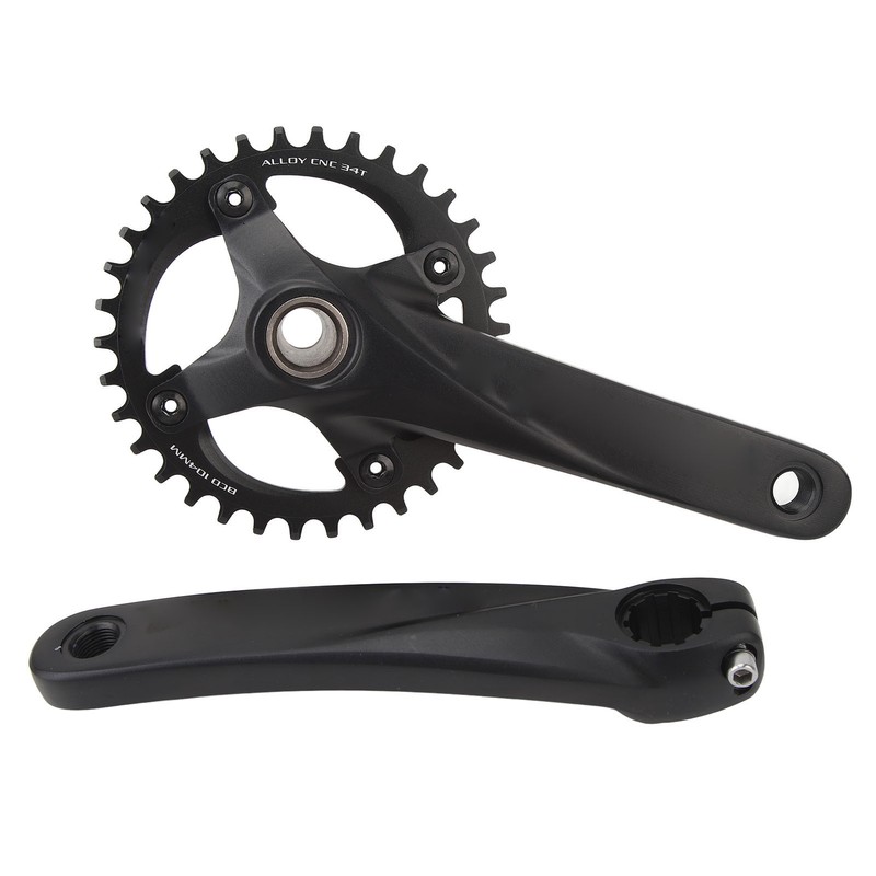 Mountain Bike Crank Arm Set Hollow One Piece Positive Negative