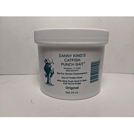 Danny Kings Punch Bait - Original, 24 oz Jar Catfish Bait Made in The USA