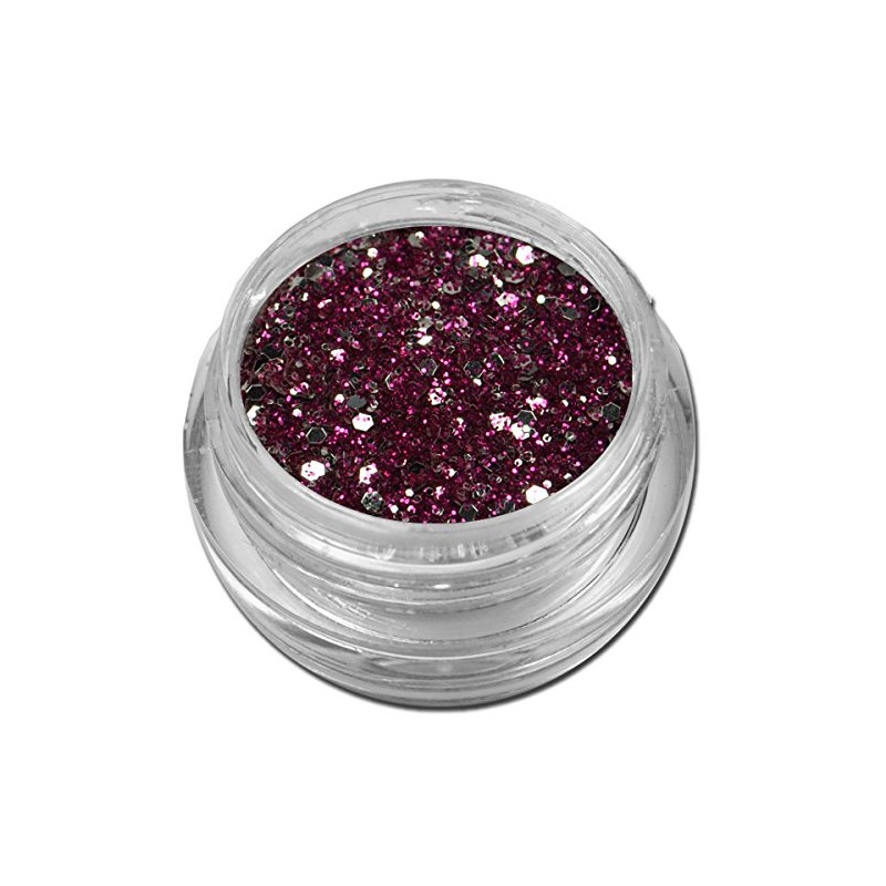 Glamour Mix Glitter Glitzer Silber Puder Violett Nailart