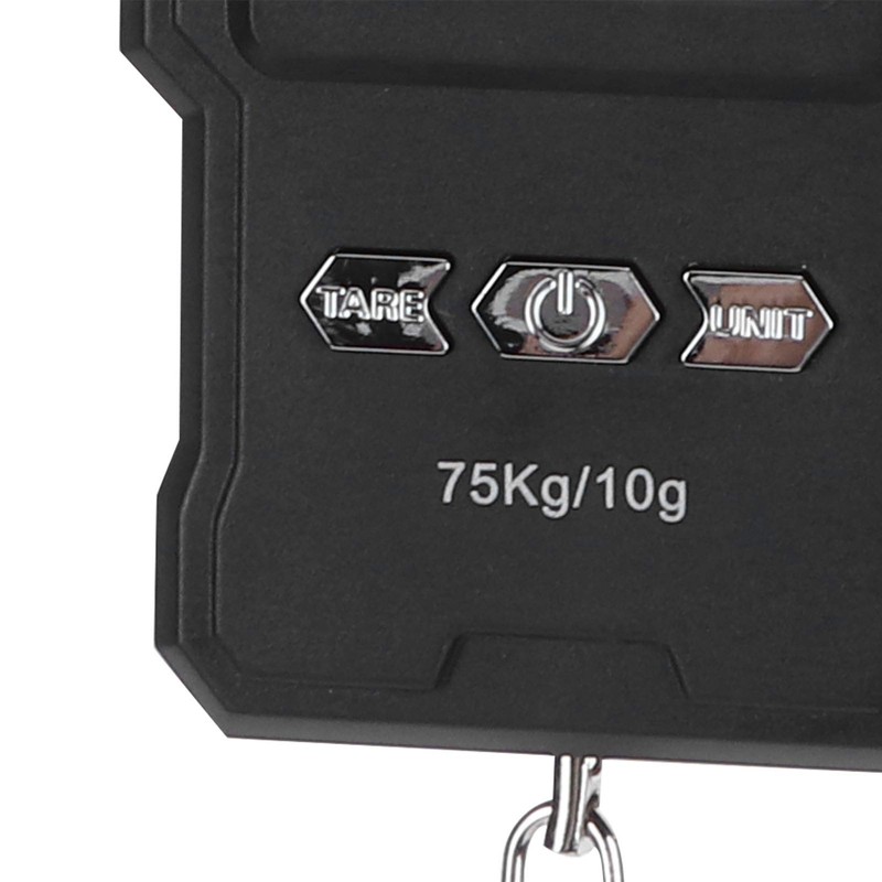Portable 75kg LCD Digital Scales Electronic Hand Hook Belt Luggage