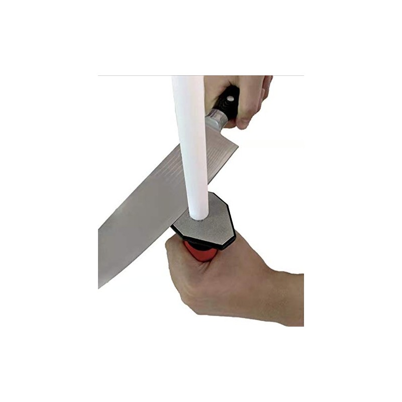 14 inch Sharpening Rod/Sharpening Bar, 2 in 1 Diamomd/Ceramic (Grit