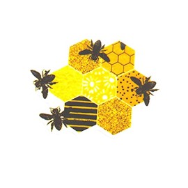 Honeycomb Bees Resin Needle Minder for Cross Stitch
