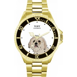 Toff London Mens Lhasa Apso Dog Head Watch