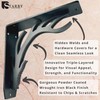 Starby Elk Lodge Antler Heavy Duty Steel Fireplace Mantel Brackets,