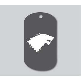 Game of Thrones, House Stark Military Style Dog Tag