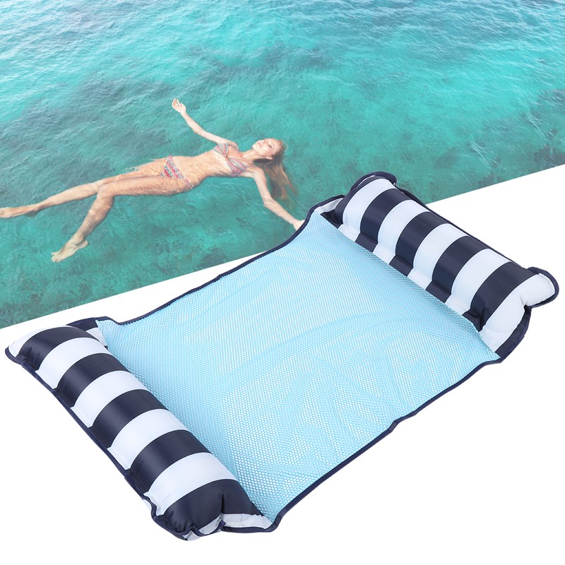 Foldable Dual Purpose Floating Bed Water Deck Chair Sofa Hammock