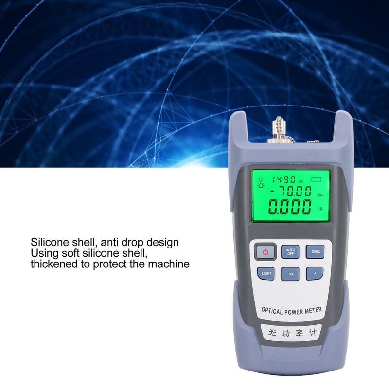 Optical Power Meter 7 Wavelengths Support Standard 2.5mm Interface Fiber