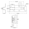 Lockable Sliding Bolt | Brenton Pad Bolt | 100mm /