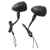 2Pcs Motorcycle Retro Rear Turn Signal Lights Indicator Full Metal