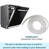 WD08X10057 Dishwasher Door Gasket Seal with Right WD8X227 & Left