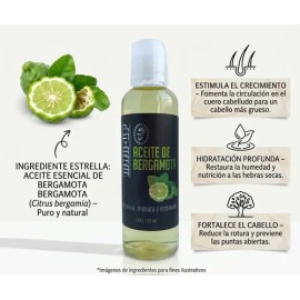 Aceite De Bergamota 125 Ml Crece Barba Y Bigote