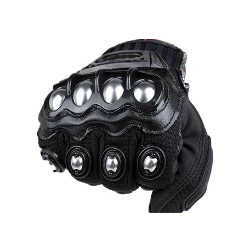 Reinforced Safety Gloves with Knuckle Protection - Breathable, Adjustable for