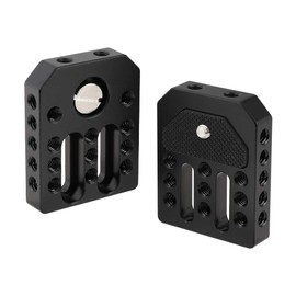 CAMVATE Universal Base Plate with 1/4 Inch Thread for Director's Monitor Cage Kit (Pack of 2)