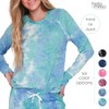 Hello Mello Dyes The Limit Lounge Top, Aqua S/M