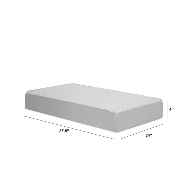DaVinci Deluxe Coil Waterproof MINI Crib Mattress in White, Firm
