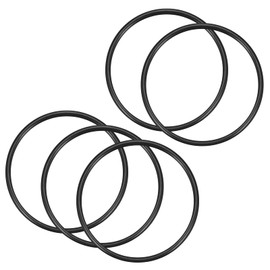 QUARKZMAN Nitrile Rubber O-Rings Round Seal 70 mm x 63 mm x 3.5 mm for Tap Plumbers Repair Seal Connection, Black Pack of 5