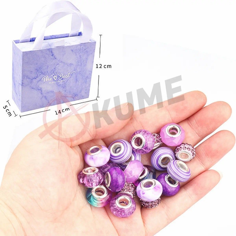 Juego De Hacer Pulsera Con Cuentas De Cristal Diy Para