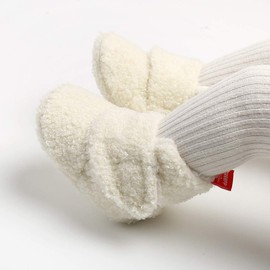 GDSDYM Baby Booties Cozy Slippers Soft Baby Shoes Winter Warm Infant Newborn Crib Sock Shoes First Walkers