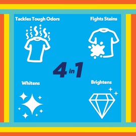 all Laundry Detergent Liquid, Odor Lifter, Tackles Tough Odors For Sporty Families, 36 Ounce, 20 Loads