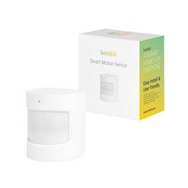 Hombli Smart Bluetooth Motion Sensor with Instant Notifications, Indoor Smart PIR Wireless Motion Sensor with App Function, Compatible with Google, Alexa and Siri, Easy Installation