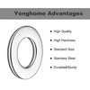 Yenghome 580 Pcs Metal Flat Washers for Screws,304 Stainless Steel