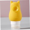 NOLITOY 1set Portable Cartoon Dispenser Bottles for Lotion and Shampoo
