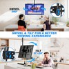 Rfiver Ceiling TV Mount for 32-65 Inch Flat/Curved TVs Support