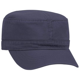 OTTO Superior Garment Washed Cotton Twill Military Cap - Navy