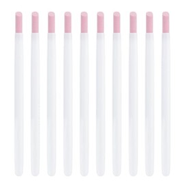 siyuwuro 10Pcs Stoe Sanding Nail File Tools Nail File Cuticle Removal Buffer Washable Pedicure Manicure Pen Cuticle Pusher Stick for Nail Care, White