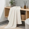 Waffle Bath Towels Set of 2 (Mist White) – Cotton,