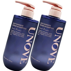 UNOVE Deep Damage Repair Shampoo 500g x2 Sweet Breeze Fruity Floral Musk Fragrance / 어노브 UNOVE 딥 데미지 리페어 샴푸 500g x2개 스윗브리즈 프루티플로럴머스크향