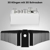 30 x Titanium Blade Blades, Linkbro Robotic Lawnmower Replacement Blades