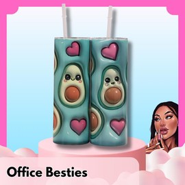 Office Besties - Custom Tumbler Duo
