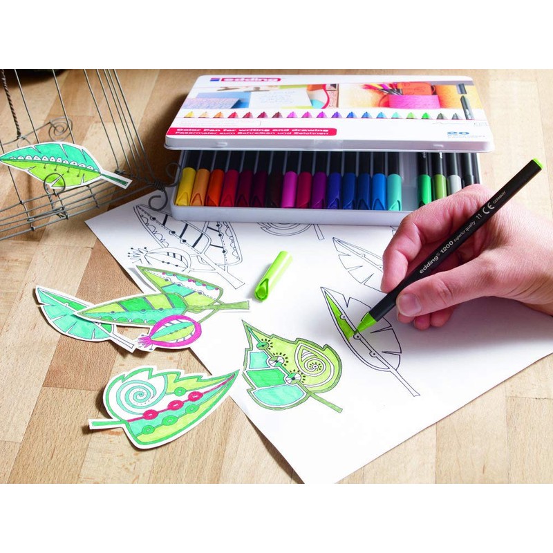 Edding 257694 - Yellow thin tip marker 1200