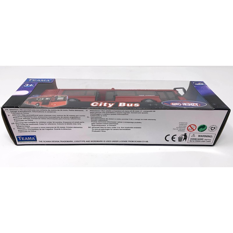 PLAYJOCS GT-6251 City Bus / Line Bus 30 cm Plastic