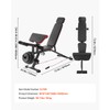 Happybuy Adjustable Weight Bench, Up to 800lbs Capacity for Comprehensive