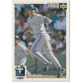 1994 Upper Deck Collector's Choice Silver Signature Paul Molitor Blue Jays Card #208 WN17
