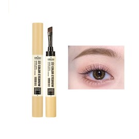 [2024 Limited] xixi Shaping Color Lasting Double Ended Eyebrow Tint Waterproof Sweatproof No Bleeding Light Brown Eyebrow Tint New Feeling Eyebrow Natural Smooth Brush Head Liquid Eyebrow Precision