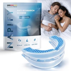 Snoring splint against snoring and crunch, anti-snoring mouth guard (snoring stopper, bite splint) finally snoring free with anti-snoring tooth splint