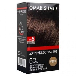 Omar Sharif 60 second hair dye no. 5 natural maroon color / 오마샤리프 60초 염색약 5호 자연스런밤색