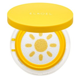 Eloel Pangpang Yellow Big Tone-up Sun Cushion Plus SPF50+ PA++++, 25g, 1 piece / 엘로엘 팡팡 옐로우 빅 톤업 선쿠션 플러스 SPF50+ PA++++, 25g, 1개