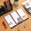 Zonon 6 Pack Cats Magnetic Notepads for Fridge To Do