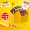 Crayola Ultimate Crayon Caddy with Lid and Sharpener, 152 Crayons