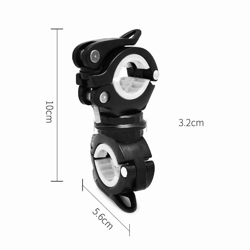 Vonpri [3 Pack Flashlight Holder, Mount Bicycle Mounting Bracket Flashlight