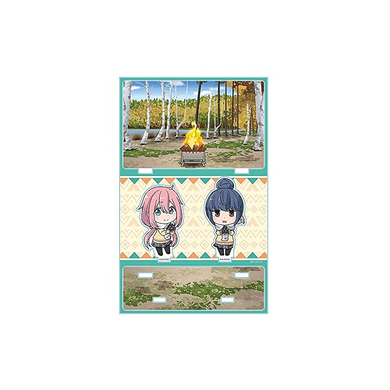 Yurucamp Acrylic Diorama B (Nadeshiko & Rin)
