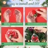 5cm 20pcs Christmas Baubles Clear Fillable Christmas Ball Xmas Decor