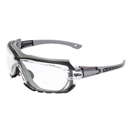 3 Pair of Global Vision Octane Padded Motorcycle Sport Sunglasses Octane Gray with Clear Smoke and Yellow Lens (Gray-Black)