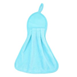 Plus Nao Hand Towel, Set of 3 in the Same Color, Includes Loop, Kindergarten Preparation, School Preparation, Bath Supplies, Daily Supplies, Washing, Kitchen, Miscellaneous Goods, Simple, Plain, blue