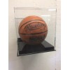 Basketball acrylic display case 85% UV filtering WALL MOUNT black