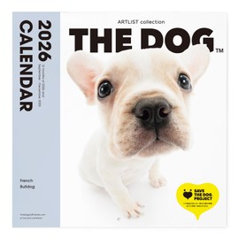 THE DOG 2026 Wall Calendar Large Size [French Bulldog]
